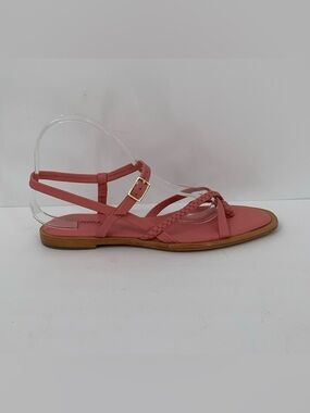 Free People Sunny Days flat sandal rose pink watermelon shoe strappy braid new 9